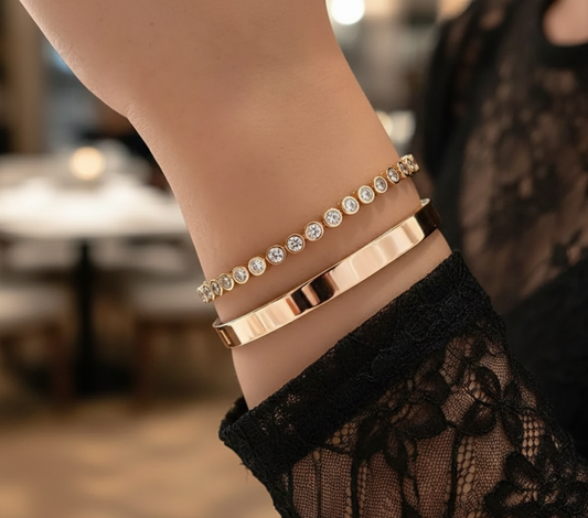 The Dusk & Dawn Duo bracelet set
