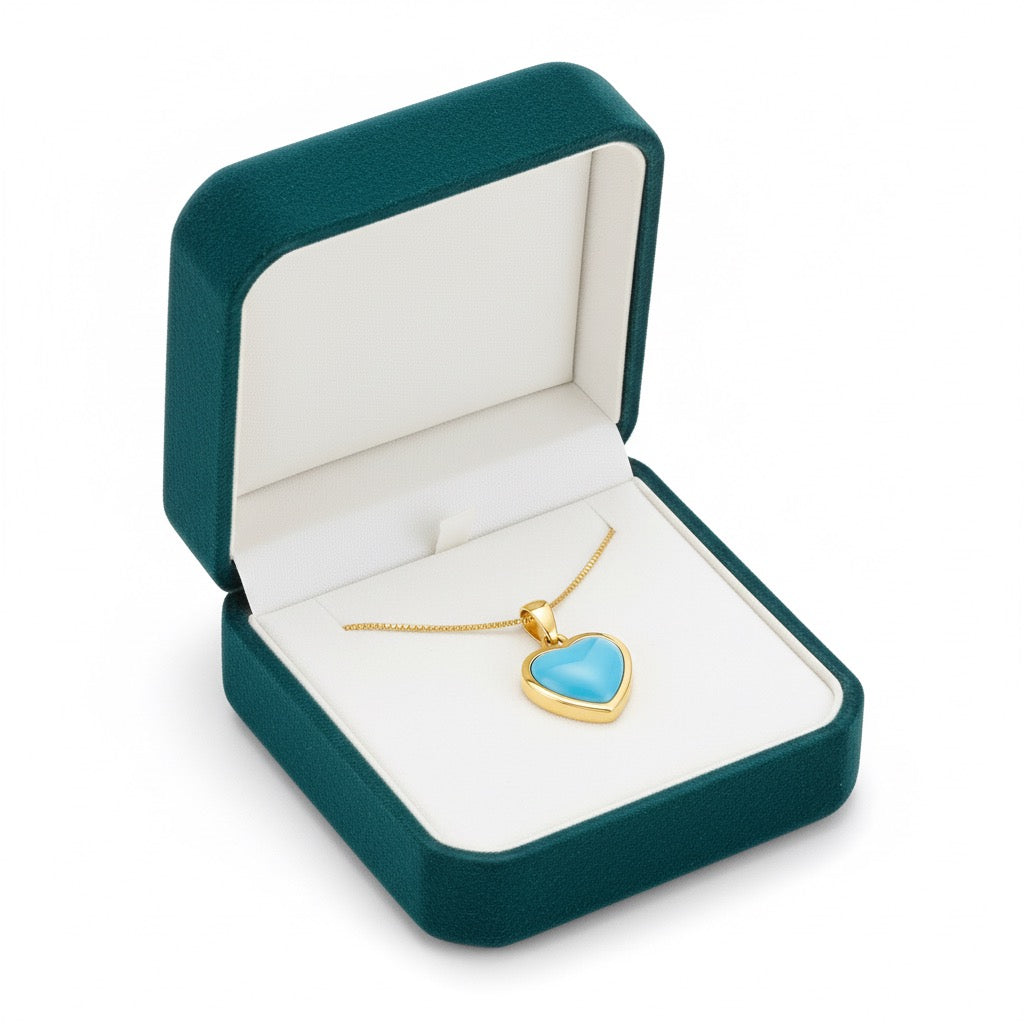 The 'Ocean Heart' Pendant Necklace