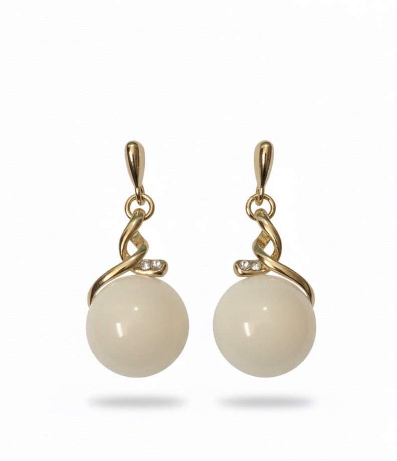 The Lunar Veil Drop Earrings