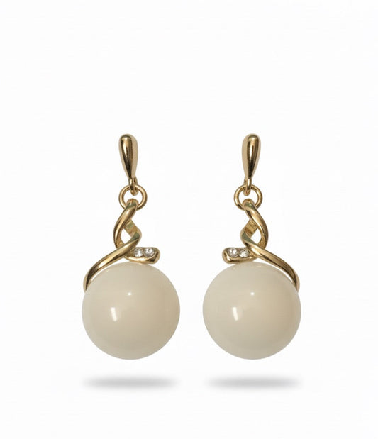 The Lunar Veil Drop Earrings