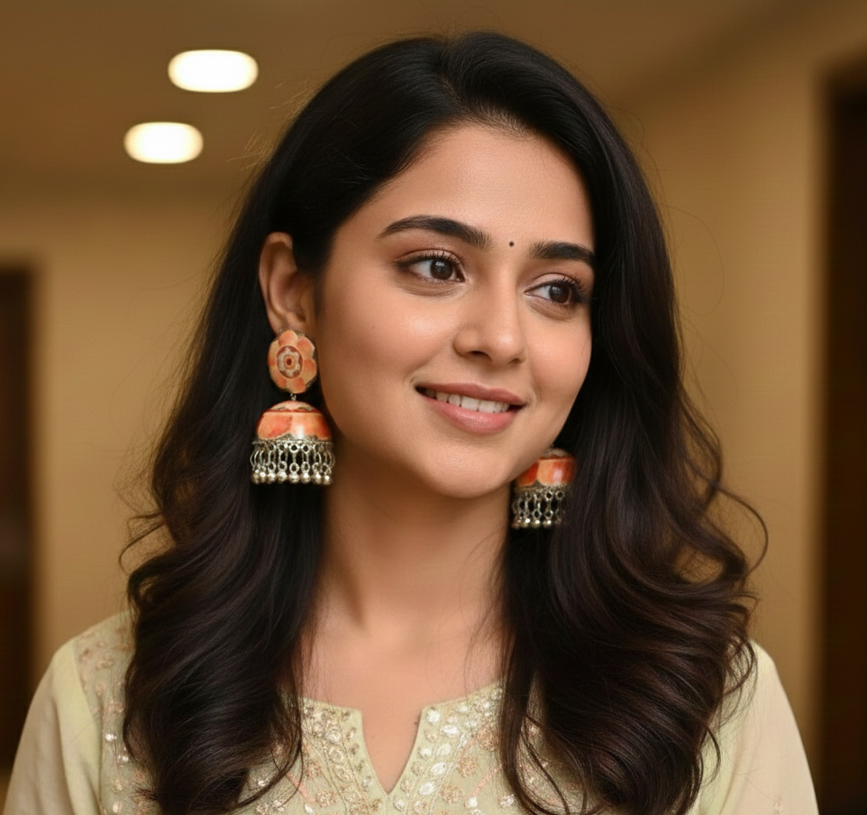 Bloom bells Jhumka Earrings