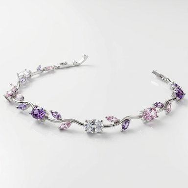 Tulip Bloom Bracelet Silver