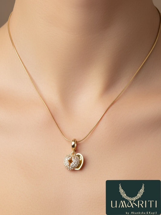 The 'Sparkling Heart' Necklace