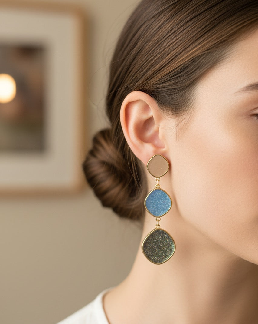 Earth & Sky Druzy Drop Earrings