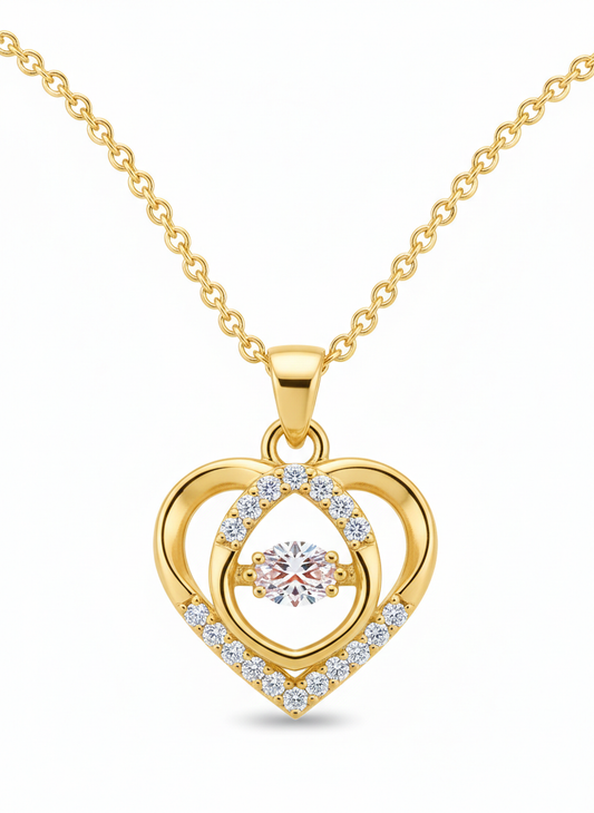 The Heartbeat Sparkle Necklace