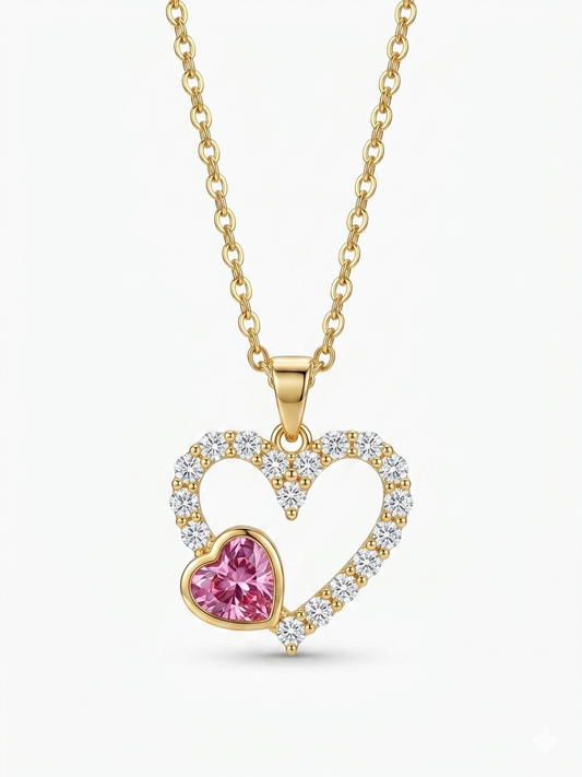 Serpentine Heart Necklace