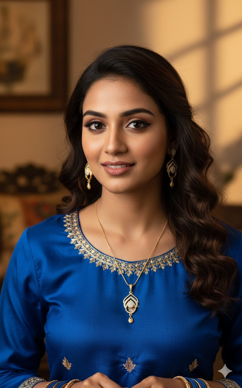 Majestic Teardrop Filigree Set