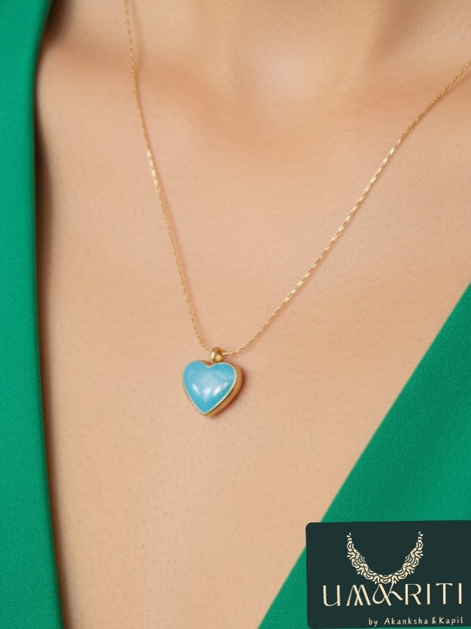 The 'Ocean Heart' Pendant Necklace