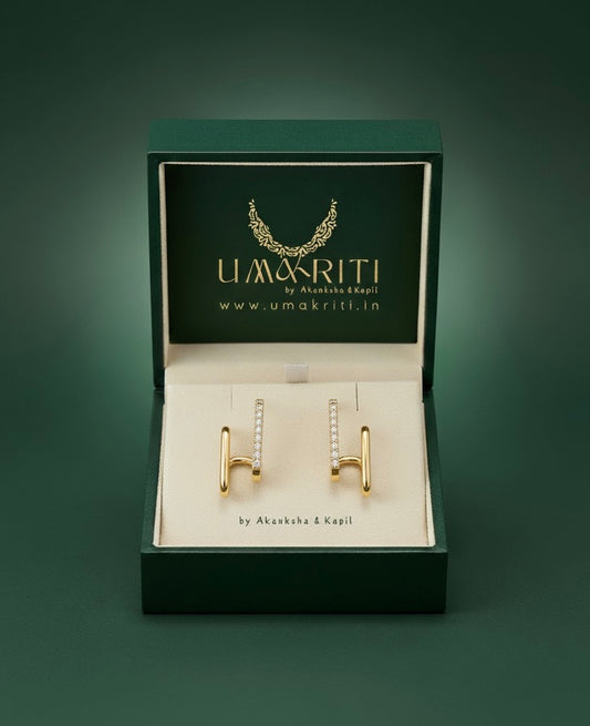 The Helix Sparkle Climber Earrings