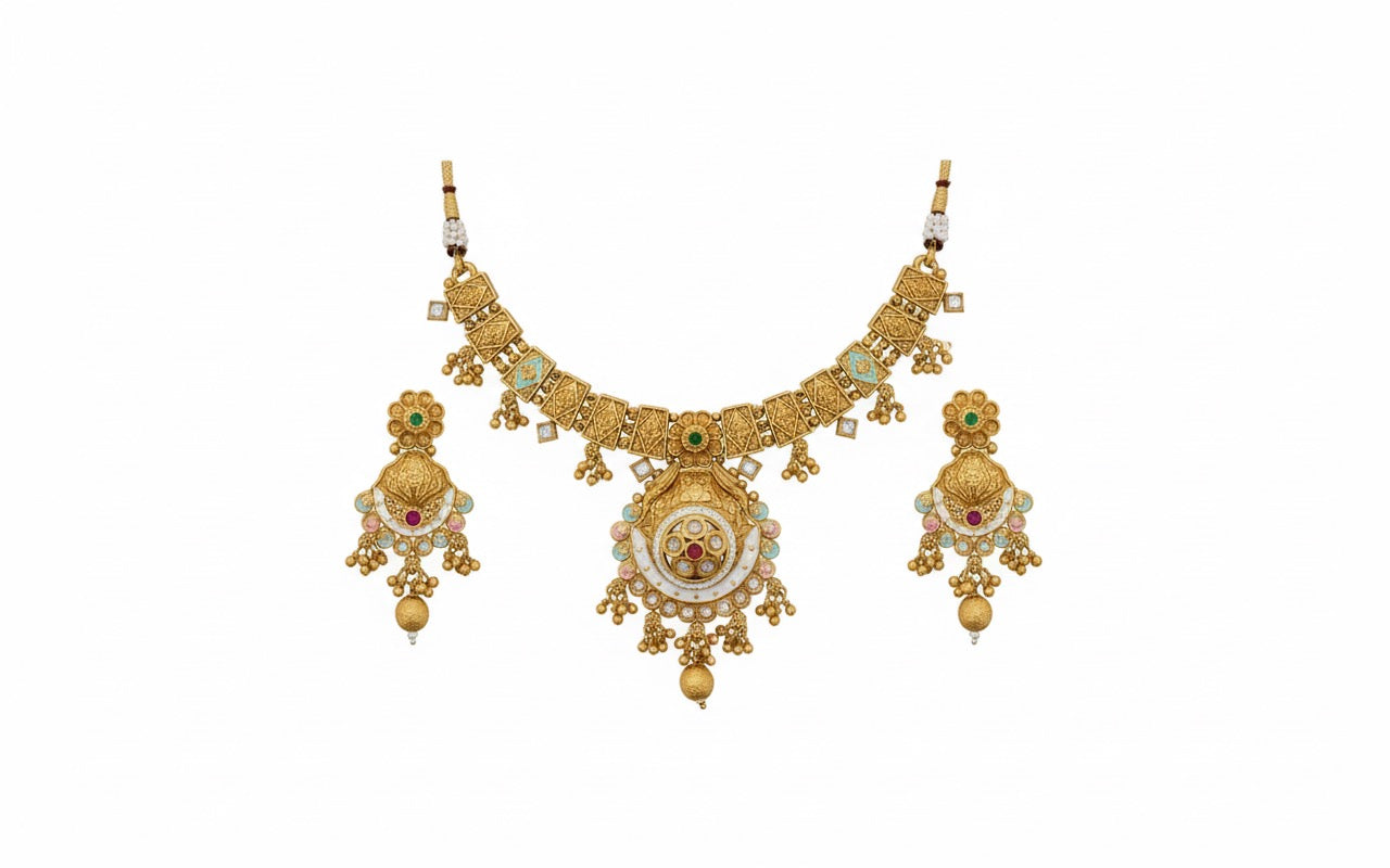 Heritage Gold Necklace set
