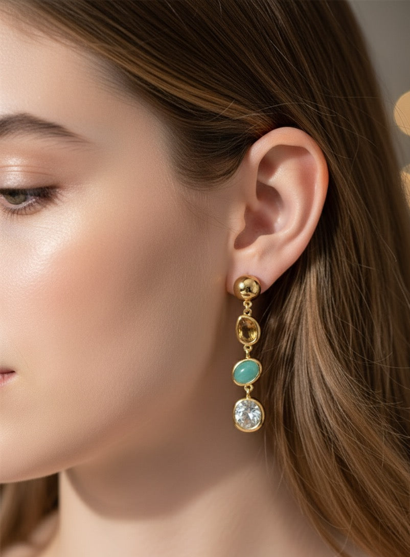 The Gatsby Glamour Drops Earrings
