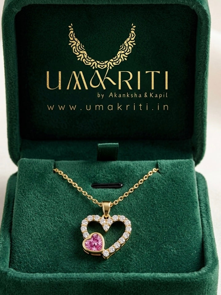 Serpentine Heart Necklace