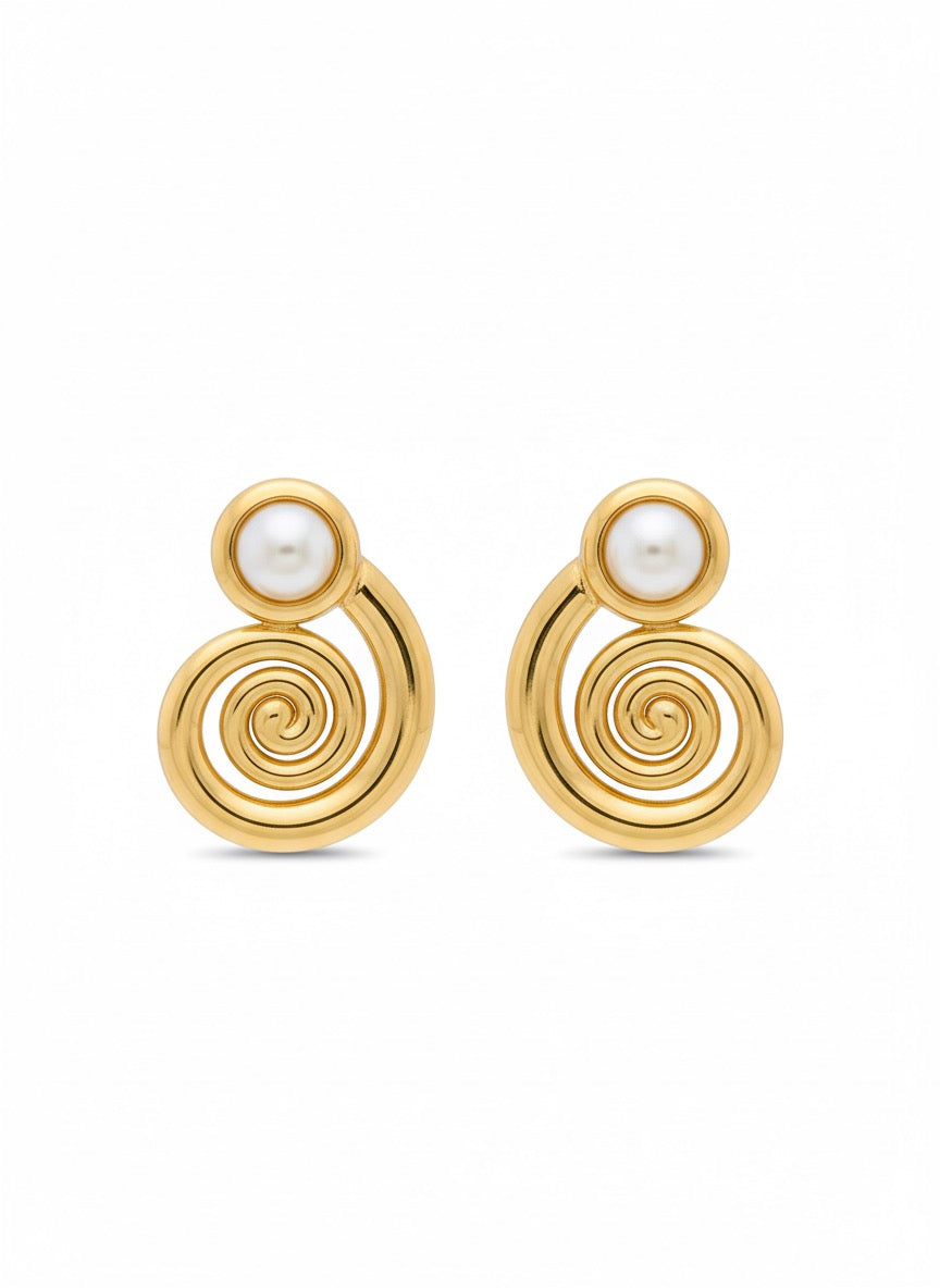 The Vortex Peals Earrings