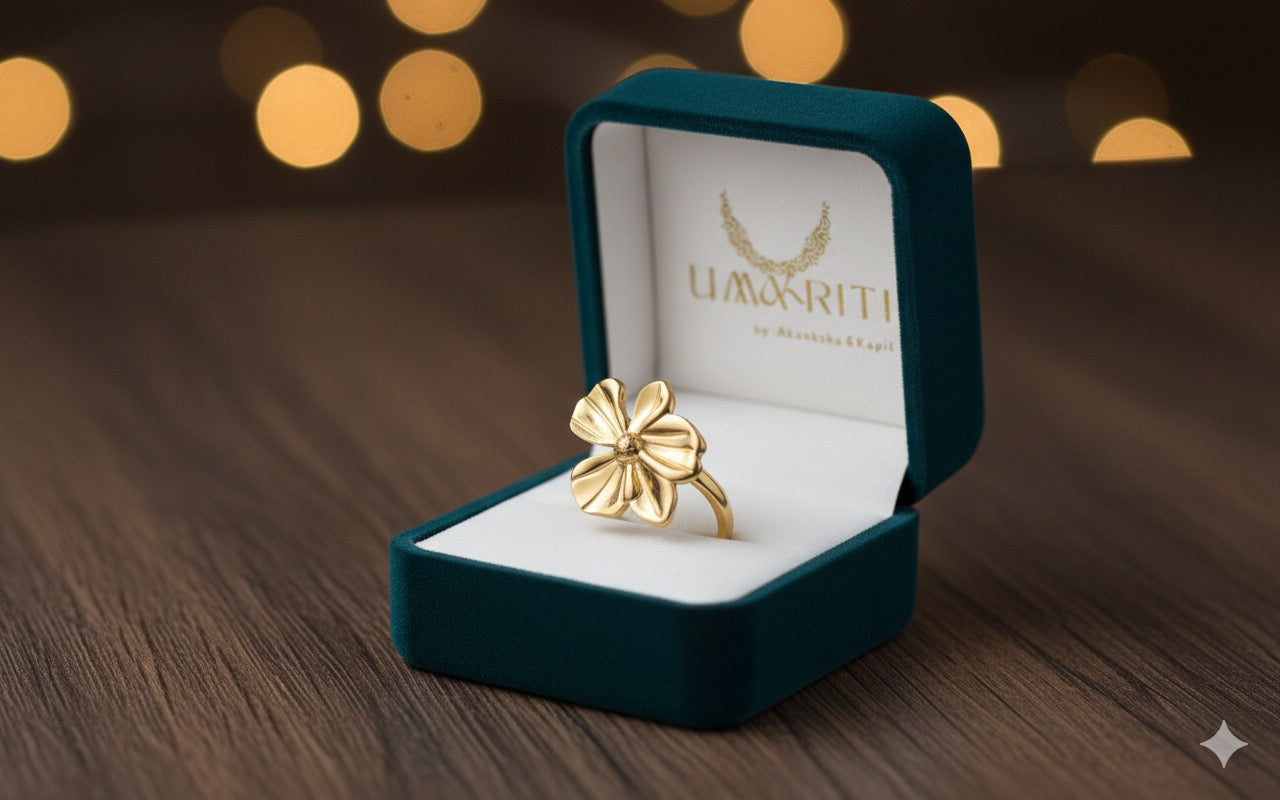 Gilded Bloom Ring
