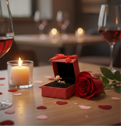 The Pink Rose Petal Ring