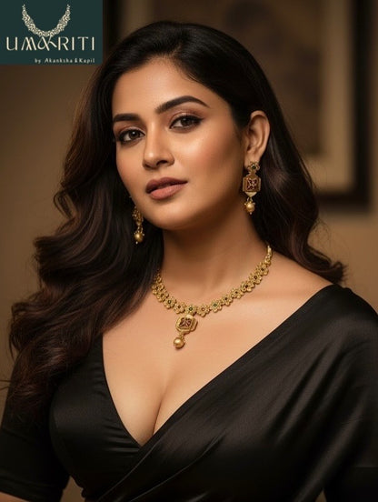 The 'Aura' Sculptural Gold-Tone Jewelry Set