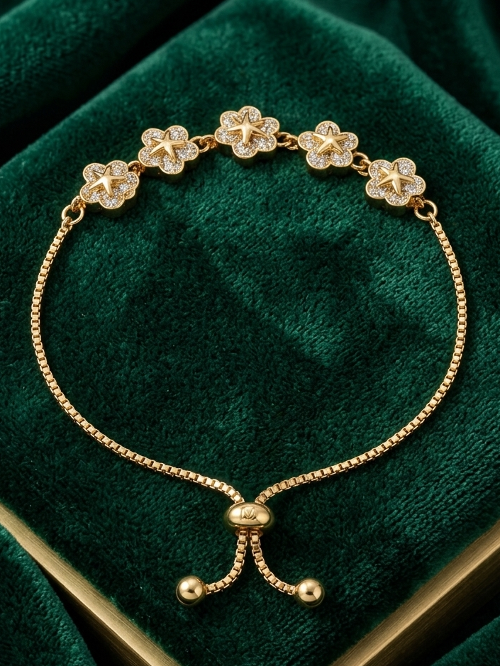 Nova Floral Bolo Bracelet