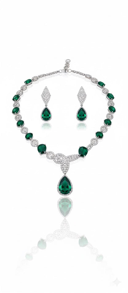 The 'Emerald Royale' Grand Necklace Set