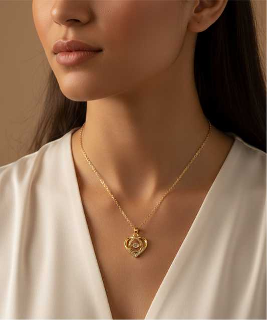 The Heartbeat Sparkle Necklace