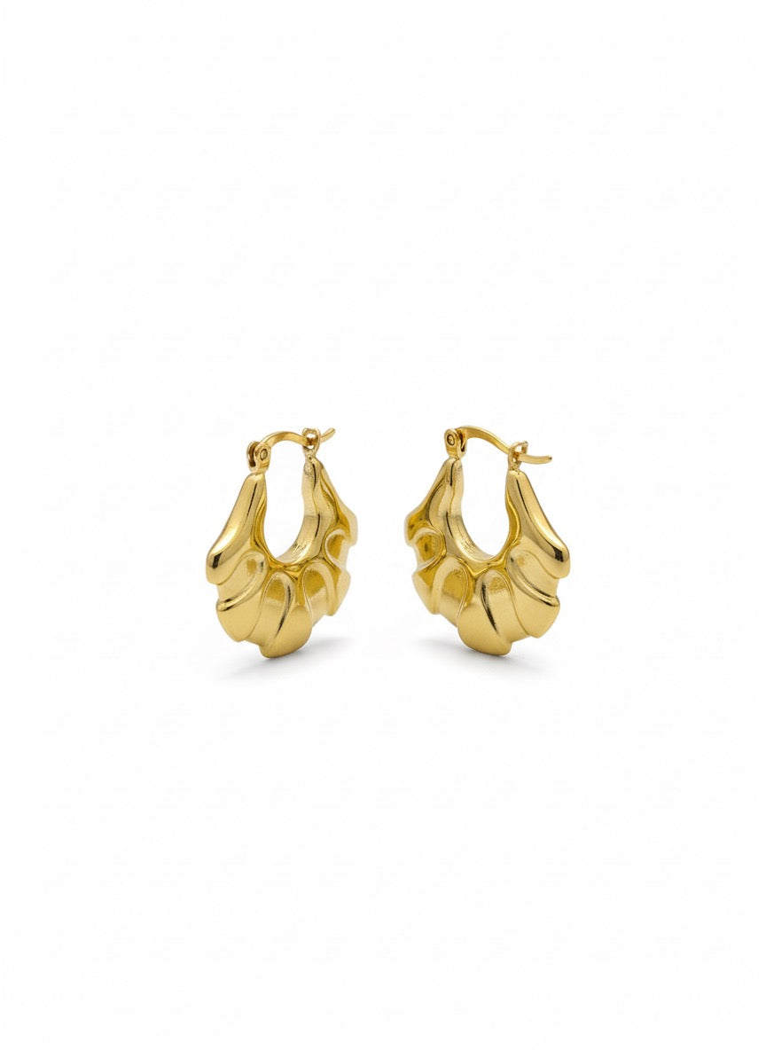 Midas Wave Sculptural Earrings