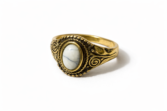 The Lunar Marble Ring