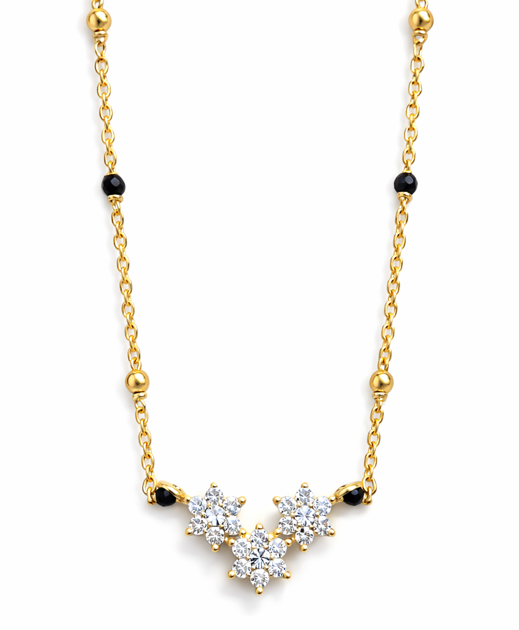 The Trinity Bloom Mangalsutra