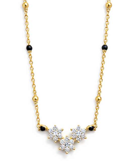 The Trinity Bloom Mangalsutra