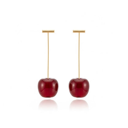 Cherry Drop Earrings