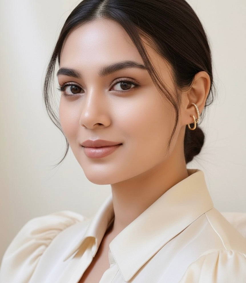 The Helix Sparkle Climber Earrings