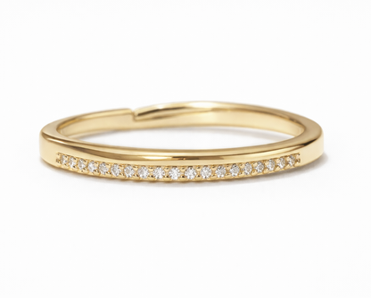 The Elegance Pavé Band Ring