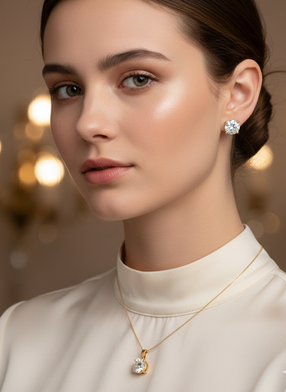 Super Solitaire Necklace Set