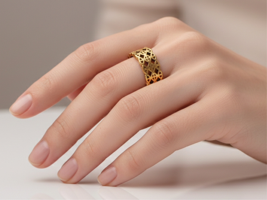 The Cyber-Link Band Ring