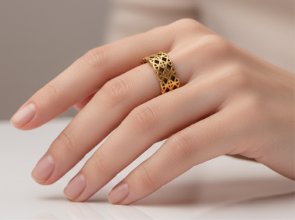 The Cyber-Link Band Ring