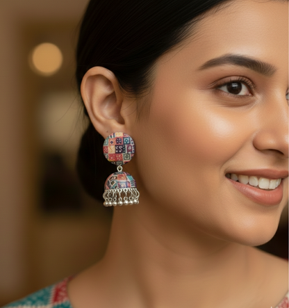 Jaipuria Jhumka Earrings