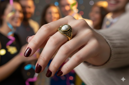 The Lunar Marble Ring
