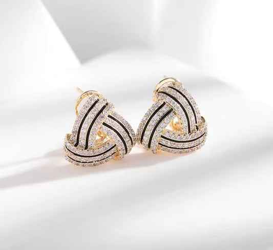 The Trinity Knot Studs Earrings