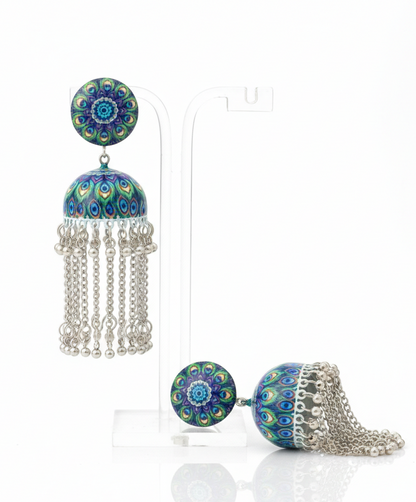 The Mor Jhumka Earrings