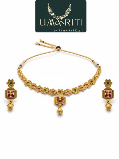 The 'Aura' Sculptural Gold-Tone Jewelry Set