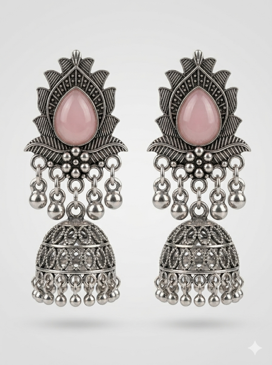 Pink Petal Heritage Earrings