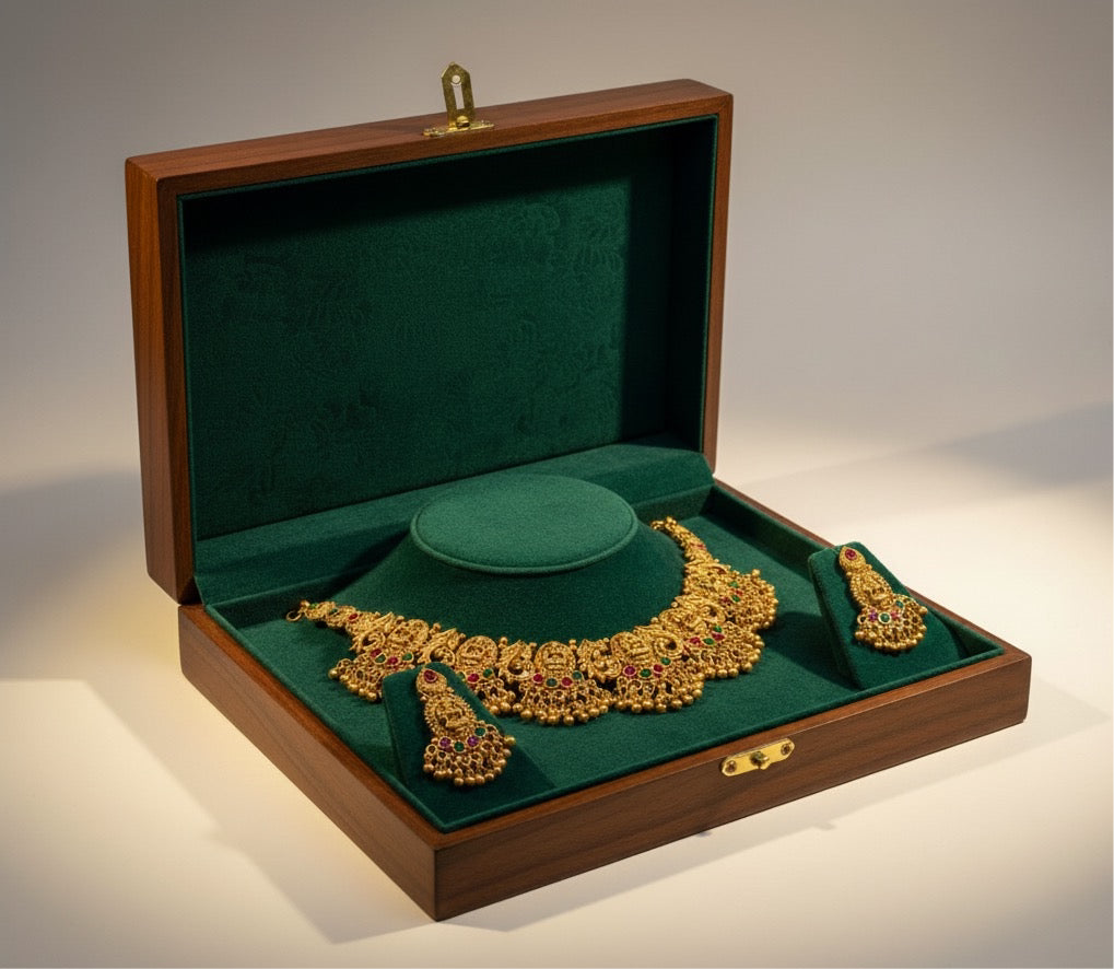 The 'Devi' Antique Temple Jewellery Set