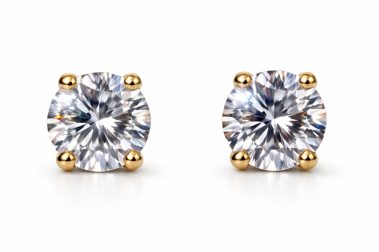Nora Solitaire Studs Earring