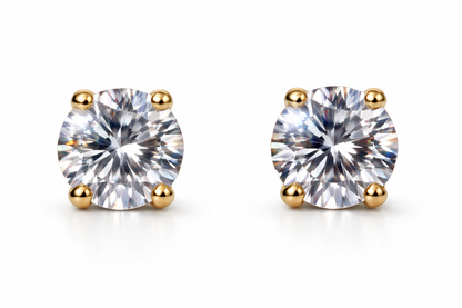 Nora Solitaire Studs Earring