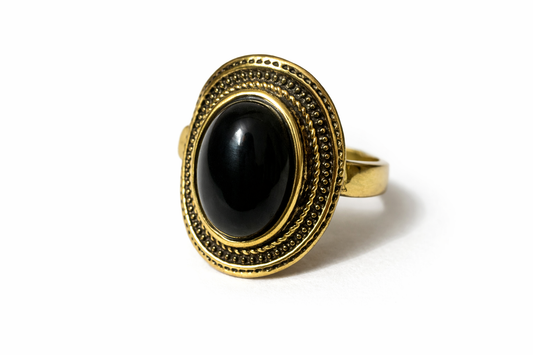The Midnight Aura Cocktail Ring