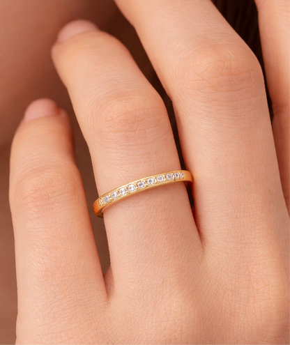 The Elegance Pavé Band Ring