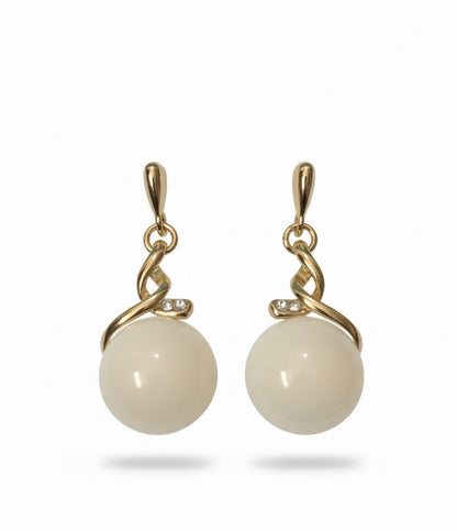The Lunar Veil Drop Earrings