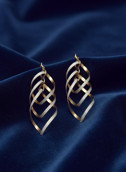 Twirl & Swirl Danglers Earrings