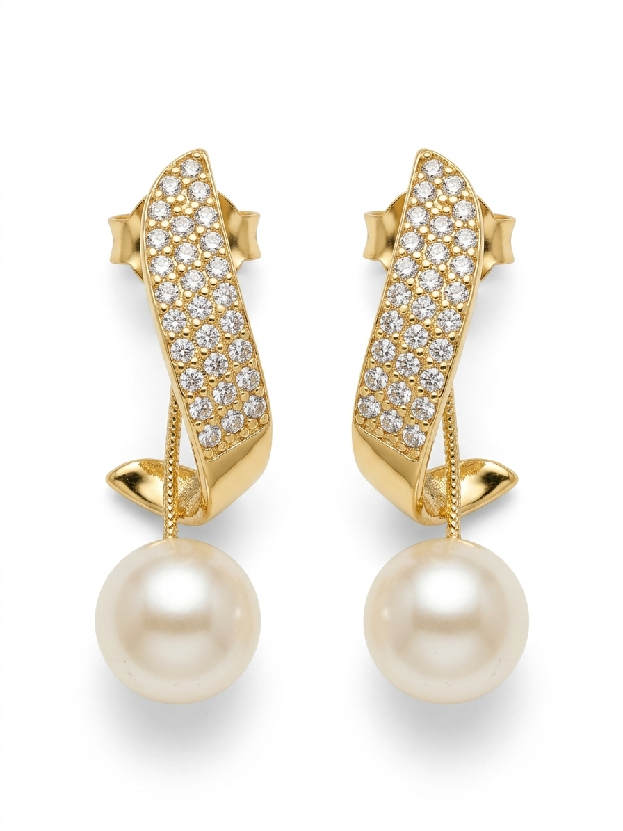 The Celestial Ribbon Drops Earrings