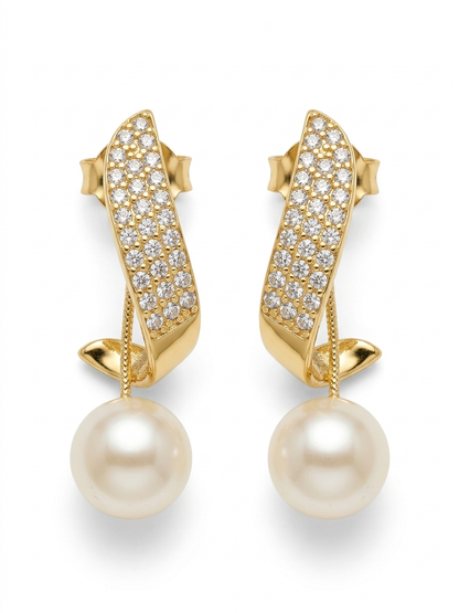 The Celestial Ribbon Drops Earrings