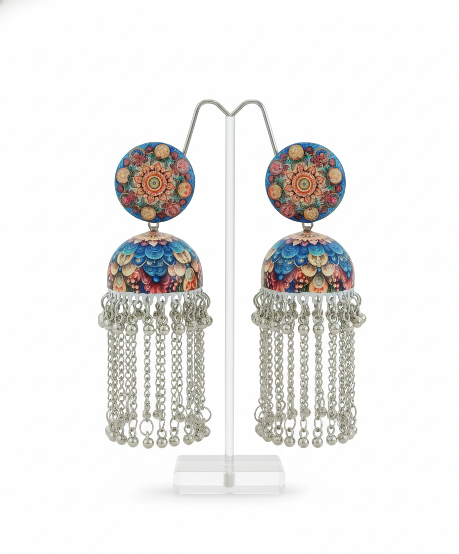 The Digital Jhumka Earrings