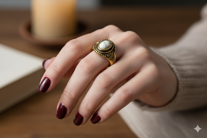 The Lunar Marble Ring
